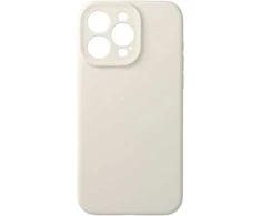 „iPhone 15 PRO MAX“ dėklas „Forcell F-Protect Rubber Premium“, suderinamas su „MagSafe“ antikvarinėmis baltomis