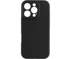 „iPhone 16 PRO“ dėklas „Forcell F-Protect Rubber Premium“, suderinamas su „MagSafe“ juodas