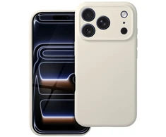 Dėklas Case for iPhone 17 Pro / 18 Pro Forcell F-Protect Rubber Premium compatible with MagSafe antique baltas