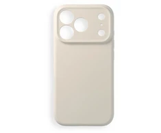 Dėklas Case for iPhone 17 Pro / 18 Pro Forcell F-Protect Rubber Premium compatible with MagSafe antique baltas