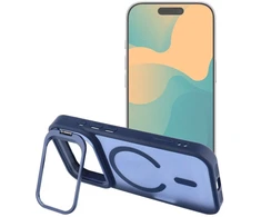 Dėklas Case for iPhone 17 Pro / 18 Pro Forcell F-Protect Smoke Hybrid Premium compatible with MagSafe navy mėlynas