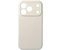 „iPhone 17 PRO Forcell F-Protect Rubber Premium“ dėklas, suderinamas su „MagSafe“ antikvarinėmis baltomis