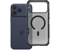 „iPhone 17 Pro Max“ / „18 Pro Max“ dėklas (žemas kameros kraštas), „Forcell F-Protect BumperX Premium“, suderinamas su „MagSafe“ (juodas)