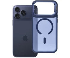 Case for iPhone 17 Pro Max / 18 Pro Max Forcell F-Protect Shadow Stand Premium compatible with MagSafe navy mėlynas