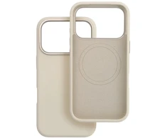 Dėklas Case for iPhone 18 Pro / 17 Pro Forcell F-Protect Frame Premium compatible with Magsafe antique baltas