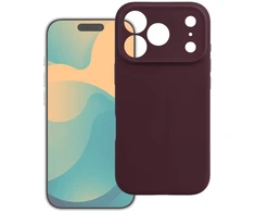 Dėklas Case for iPhone 18 Pro Max / 17 Pro Max Forcell F-Protect Rubber Premium compatible with MagSafe dark cherry