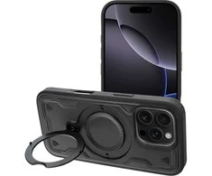 OEM dėklas, skirtas iPhone 16 Frost Armor juodas