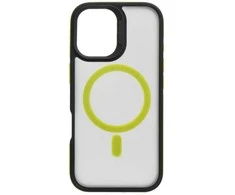 Originalus „iPhone 17 Neo“ dėklas, suderinamas su „MagSafe“, geltonas