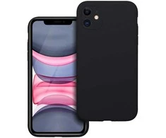 Oem dėklas, skirtas iPhone 11, silikoninis 2 mm (kameros apsauga) juodas