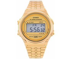 CASIO Vintage Iconic A171WEG-9ADF moteriškas laikrodis + dėžutė