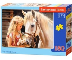 Dėlionė Castorland My Friend Horse B-018536 180-piece puzzle