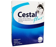 CEVA Cestal Plus - deworming tablets for dogs - 2 pcs