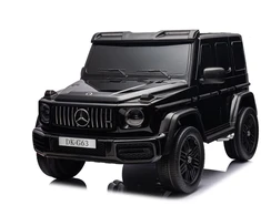 None Children's electric car Mercedes G63. baltas/juodas/