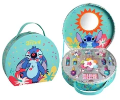 „Disney Air-Val Stitch“ apvalus makiažo dėklas
