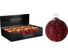 Christmas Tree toy A75202570. red. glass