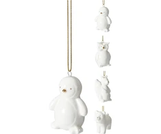Christmas Tree toy ASL000020. baltas. porcelain