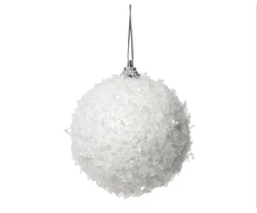 Nežinomas Christmas Tree toy. baltas. 8 cm. plastikas