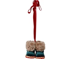 Mondex Christmas Tree toy Boots. various colours. poliester