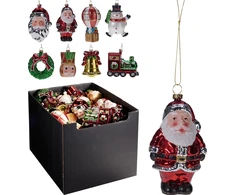 Nežinomas Christmas Tree toy Deco. various colours. 11 cm