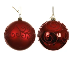 None Christmas Tree toy Decoris 024876. red. polystyrene