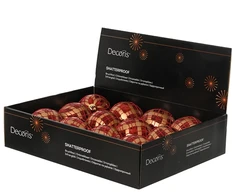 None Christmas Tree toy Decoris 026263. red. polystyrene