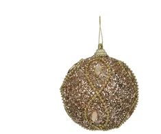 Nežinomas Eglutės žaisliukas Decoris Beads, aukso