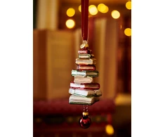Nežinomas Eglutės žaisliukas Decoris Books, įvairių spalvų, stiklas