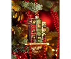Nežinomas Eglutės žaisliukas Decoris Books, įvairių spalvų, stiklas