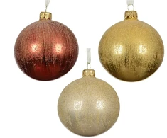Form-Plastic Christmas Tree toy Decoris Enamel. glass. 8 cm