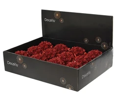 None Christmas Tree toy Decoris Flower. red