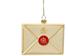 Nežinomas Eglutės žaisliukas Decoris Letter, geltonas, polistirenas