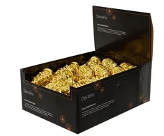 Nežinomas Eglutės žaisliukas Decoris Santa, aukso, polistirenas