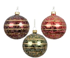 Christmas Tree toy Decoris Stars. various colours. glass