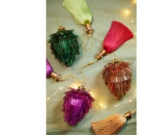 Nežinomas Eglutės žaisliukas Decoris Tinsel, 12 cm