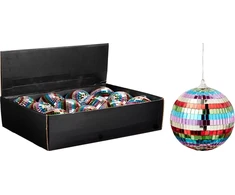 Nežinomas Eglutės žaisliukas Disco, įvairių spalvų, 10 cm