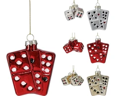 None Christmas Tree toy Domino. various colours