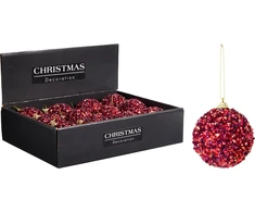None Christmas Tree toy ECE100830. red. 8 cm