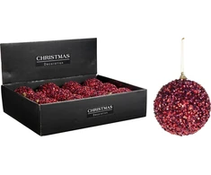 None Christmas Tree toy ECE100930. red. 10 cm