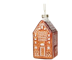 Nežinomas Christmas Tree toy Ginger House. ruda. glass