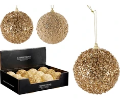 None Christmas Tree toy Glitter. auksinis. expanded polystyrene eps