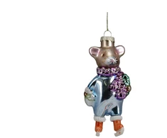 None Christmas Tree toy Mouse. various colours