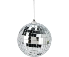 None Christmas Tree toy. sidabrinis. 10 cm