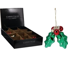 Christmas Tree toy TP1001400. red/žalias. glass