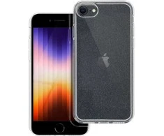 OEM dėklas, skirtas iPhone 7 / 8 / SE 2020 / SE 2022, skaidrus, 2 mm, mirksintis, permatomas
