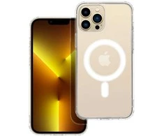 Oem Originalus „iPhone 13 PRO MAX“ dėklas, skaidrus „Mag“ dangtelis (STR), suderinamas su „MagSafe“ permatomu dangteliu.