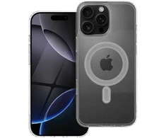 Oem Originalus „iPhone 16 PRO MAX“ skaidrus „Mag“ dėklas (MID), suderinamas su „MagSafe“ permatomu dėklu