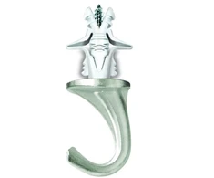 Laikiklis Cobra Kabliai GKP, Versa, 6 x 66 mm, nikelio spalvos, 2 vnt.