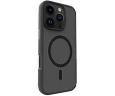 Connect hibrīdā magnētiskā vāciņš iPhone 15 Pro Max PC + TPU divslāņu MagSafe saderīgs triecienizturīgs dizains melnā krāsā