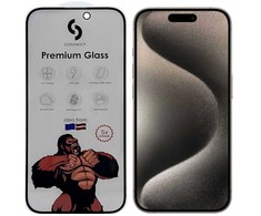 dbramante Connect iPhone 15 Plus Privātums 3D Corning Gorilla Glass 5X stiprā melnā krāsā
