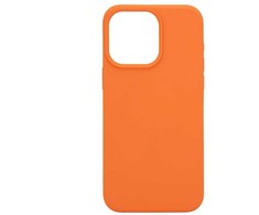 Connect iPhone 15 Pro Max Premium Magsafe Soft Touch Silikona vāciņš Oranžs